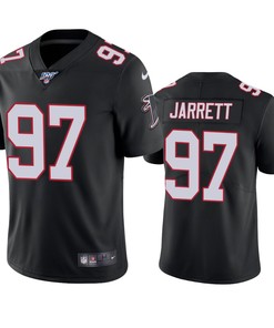 Atlanta Falcons Grady Jarrett Black 100th Season Vapor Limited Jersey