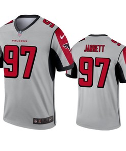 Atlanta Falcons Grady Jarrett Silver Inverted Legend Jersey