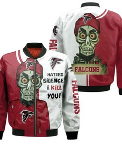 Atlanta Falcons Haters I Kill You 3D Bomber Jacket Model 420