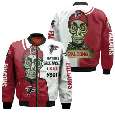Atlanta Falcons Haters I Kill You 3D Bomber Jacket Model 420