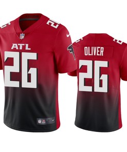 Atlanta Falcons Isaiah Oliver Red 2020 2nd Alternate Vapor Limited Jersey - Mens