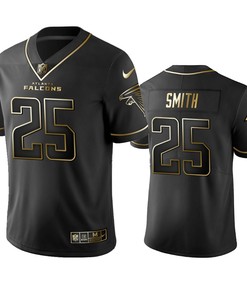 Atlanta Falcons Ito Smith Black Golden Edition 2019 Vapor Untouchable Limited Jersey - Mens