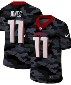 Atlanta Falcons Julio Jones #11 Nfl 2020 Camo Black Jersey