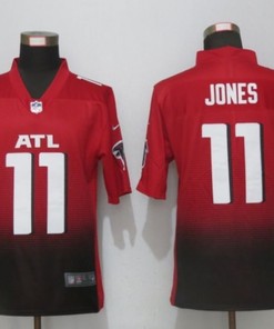 Atlanta Falcons Julio Jones #11 Nfl 2020 Gradient Red Jersey
