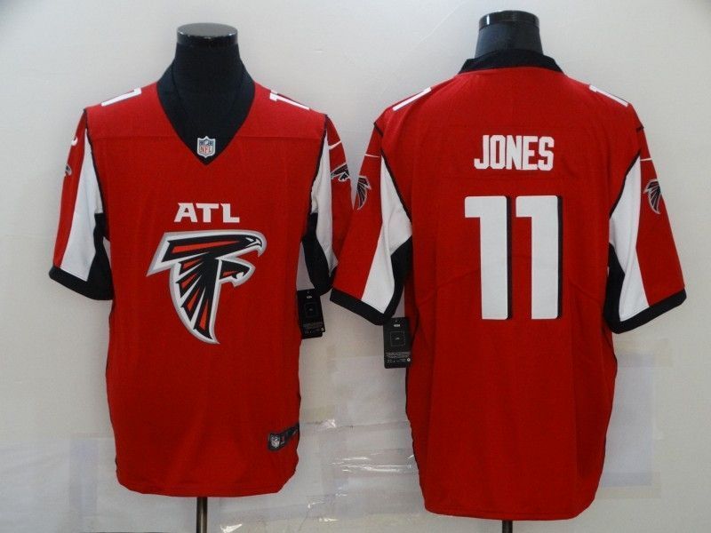 Atlanta Falcons Julio Jones #11 Nfl 2020 Red Orange Jersey