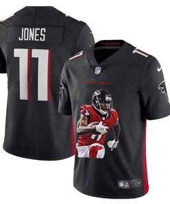 Atlanta Falcons Julio Jones #11 Nfl Portrait Brandedition Black Jersey