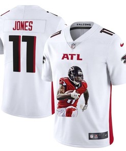 Atlanta Falcons Julio Jones #11 Nfl Portrait Brandedition White Jersey