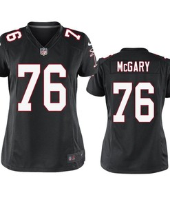 Atlanta Falcons Kaleb Mcgary 2019 Nfl Draft Black Alternate Game Womens Jersey