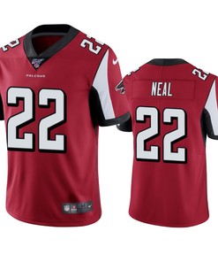 Atlanta Falcons Keanu Neal Red 100th Season Vapor Limited Jersey