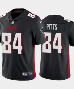 Atlanta Falcons Kyle Pitts #84 2021 Draft Nfl Black Jersey For Fans