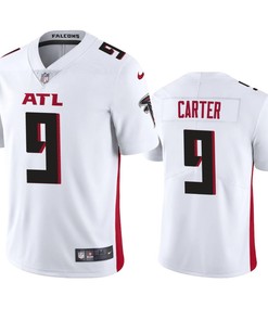 Atlanta Falcons Lorenzo Carter 9 White Vapor Limited Jersey