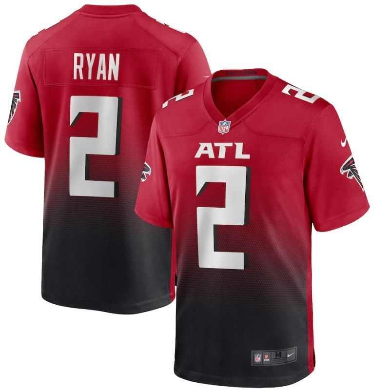 Atlanta Falcons Matt Ryan #2 2020 Nfl Red Jersey Jersey