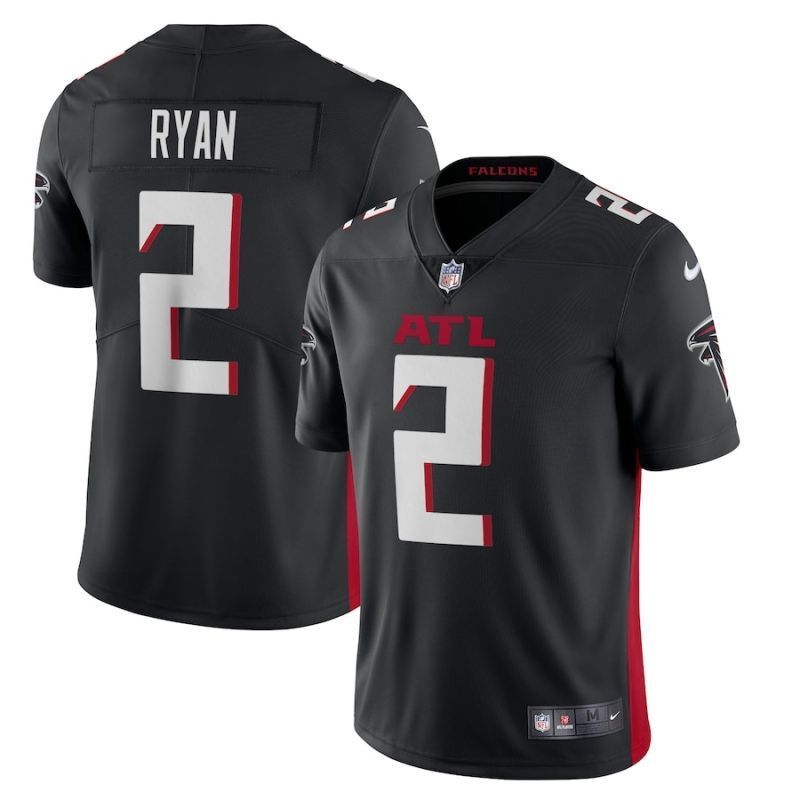 Atlanta Falcons Matt Ryan #2 Nfl 2020 Black Jersey