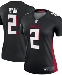 Atlanta Falcons Matt Ryan #2 Nfl 2020 Black Womens Jersey