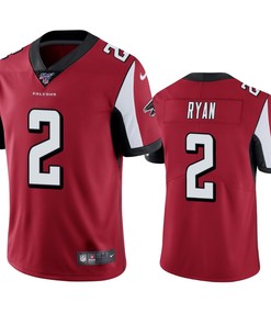 Atlanta Falcons Matt Ryan Red 100th Season Vapor Limited Jersey