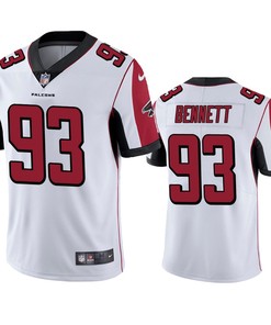 Atlanta Falcons Michael Bennett White Vapor Limited Jersey