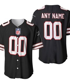 Atlanta Falcons Nfl American Football Team Logo Vintage Black 3d Designed Allover Custom Gift For Atlanta Fans Baseball Jersey