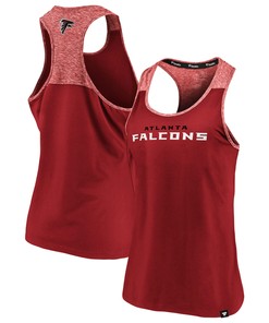 Atlanta Falcons Nfl Pro Line By Fanatics Branded Womens Made To Move Racerback Tank Top - Red