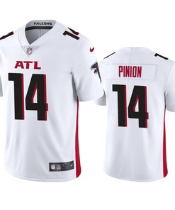 Atlanta Falcons Pinion 14 White Vapor Limited Jersey