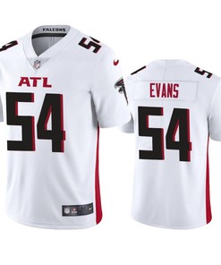 Atlanta Falcons Rashaan Evans 54 White Vapor Limited Jersey