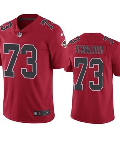 Atlanta Falcons Ryan Schraeder Red Nike Color Rush Limited Jersey