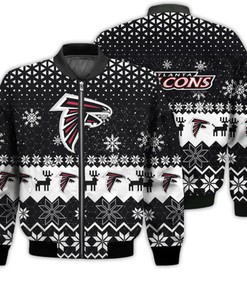 Atlanta Falcons Sports Football American Ugly Christmas Sweater Gifts Unisex 3D Bomber Jacket
