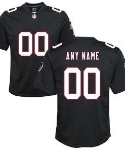 Atlanta Falcons Throwback Custom Game Jersey - Black Custom Jerseys Nfl