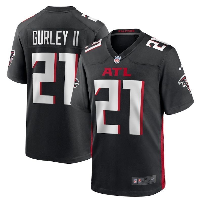 Atlanta Falcons Todd Gurley Ii #21 Nfl 2020 Black Jersey