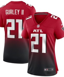 Atlanta Falcons Todd Gurley Ii #21 Nfl 2020 Red Womens Jersey