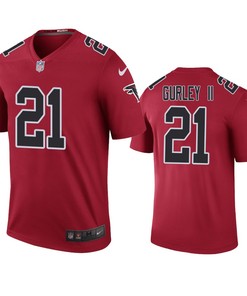 Atlanta Falcons Todd Gurley Red Color Rush Legend Jersey