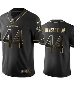 Atlanta Falcons Vic Beasley Jr Black Golden Edition 2019 Vapor Untouchable Limited Jersey - Mens