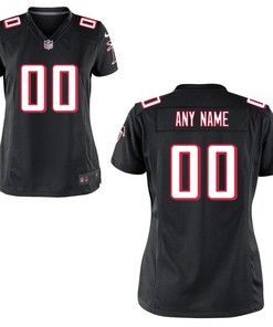 Atlanta Falcons Womens Replica Game Jersey Black Custom Jerseys Nfl