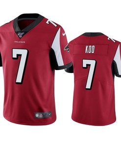 Atlanta Falcons Younghoe Koo Red 100th Season Vapor Limited Jersey