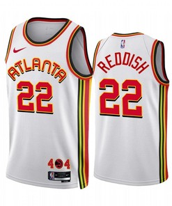 Atlanta Hawks 22 Cam Reddish 2022-23 Association Edition White Jersey - Men Jersey