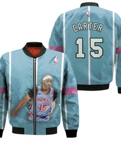 Atlanta Hawks Vince Carter 15 NBA Legendary Leader Basketball team Gift For Hawks Fans Bomber Jacket