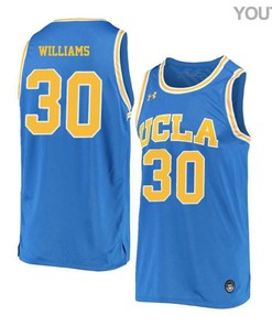 Aubrey Williams 30 UCLA Bruins Retro Elite Basketball Youth Jersey - Blue