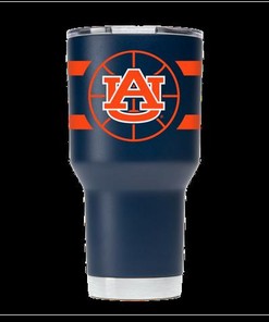 Auburn Navy Basketball Tumbler - Show Your Love for Auburn Basketball with this Navy Tumbler