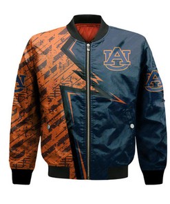Auburn Tigers Bomber Abstract Pattern Sport- NCAA