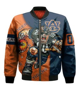 Auburn Tigers Bomber Jacket Football Go On - NCAA