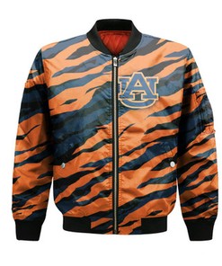 Auburn Tigers Bomber Jacket Sport Style Keep Go On - NCAA