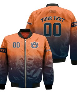 Auburn Tigers Fadded Bomber Jacket - NCAA