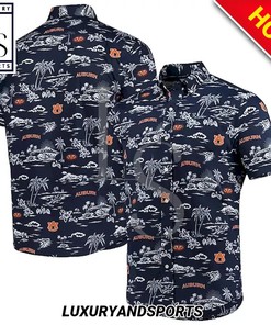 Auburn Tigers Island Custom Hawaiian Shirt