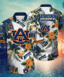 Auburn Tigers NCAA Flower Hawaii Shirt For Fans Ver 1