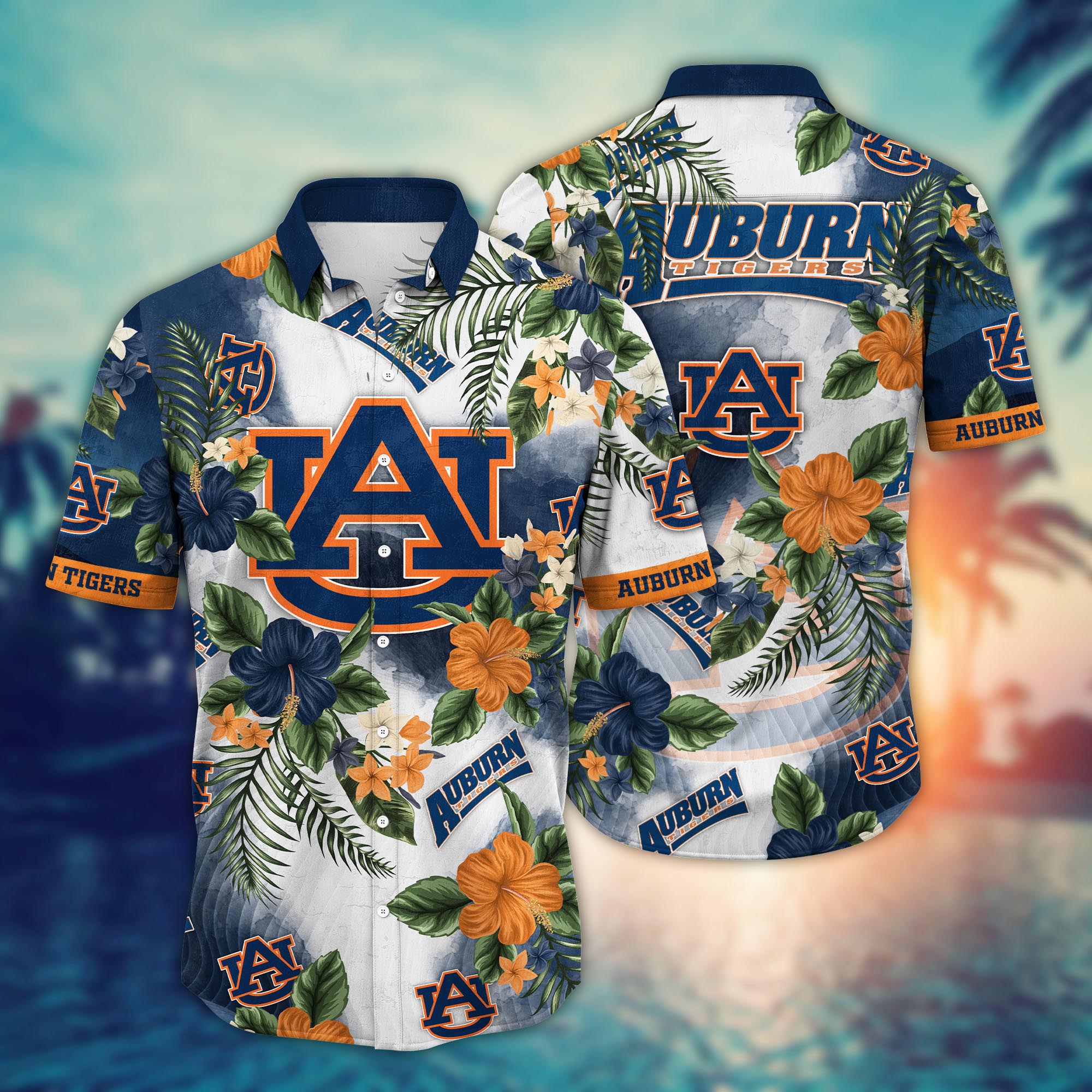 Auburn Tigers NCAA Flower Hawaii Shirt For Fans Ver 1