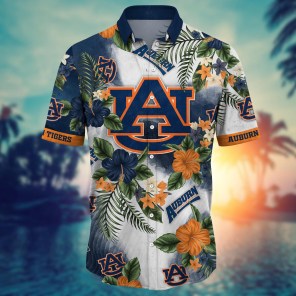 Auburn Tigers NCAA Flower Hawaii Shirt For Fans Ver 1