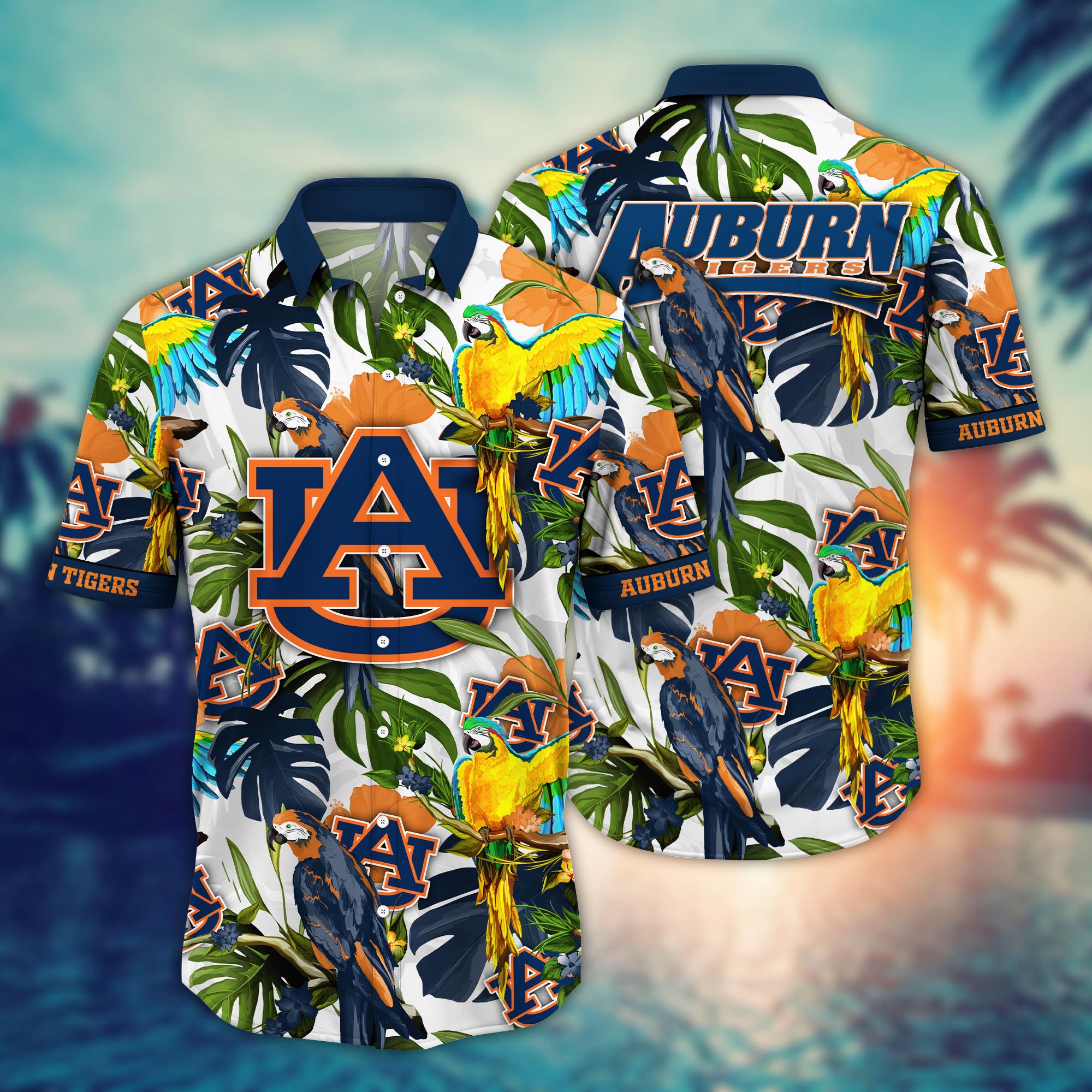 Auburn Tigers NCAA Flower Hawaii Shirt For Fans Ver 10