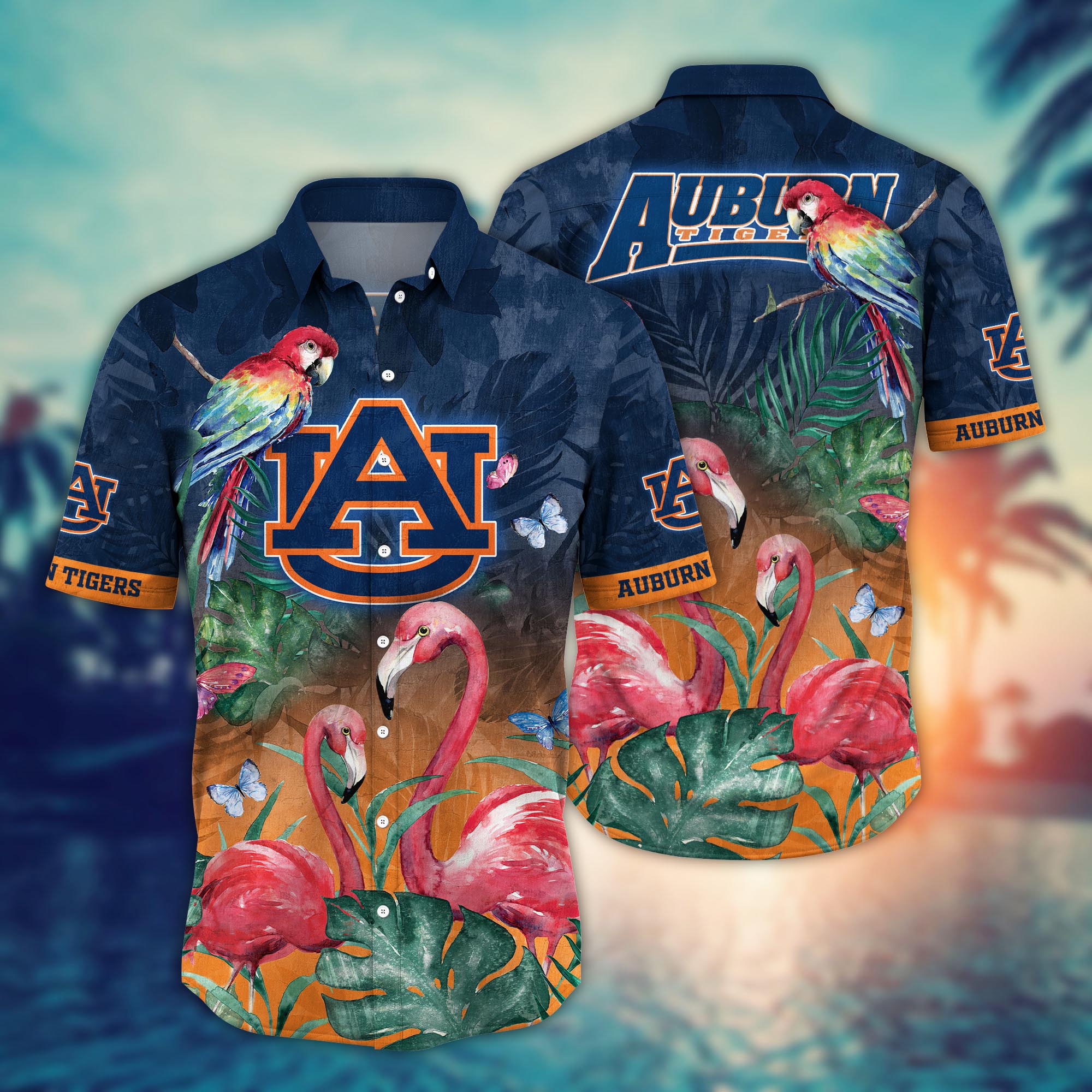 Auburn Tigers NCAA Flower Hawaii Shirt For Fans Ver 13