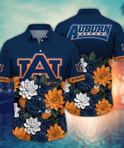 Auburn Tigers NCAA Flower Hawaii Shirt For Fans Ver 14