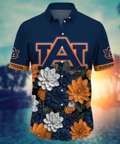 Auburn Tigers NCAA Flower Hawaii Shirt For Fans Ver 14