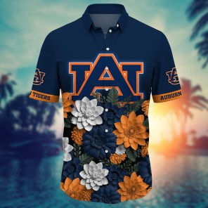 Auburn Tigers NCAA Flower Hawaii Shirt For Fans Ver 14